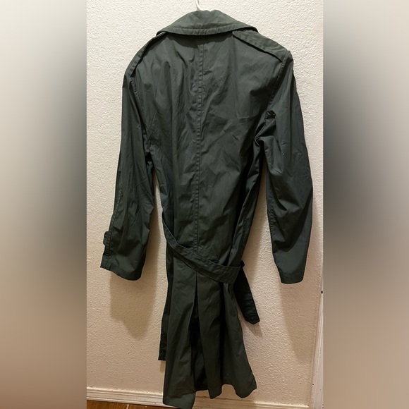 Vintage Union Made Trench Coat New York double breasted  mcm Unisex - Picture 13 of 13